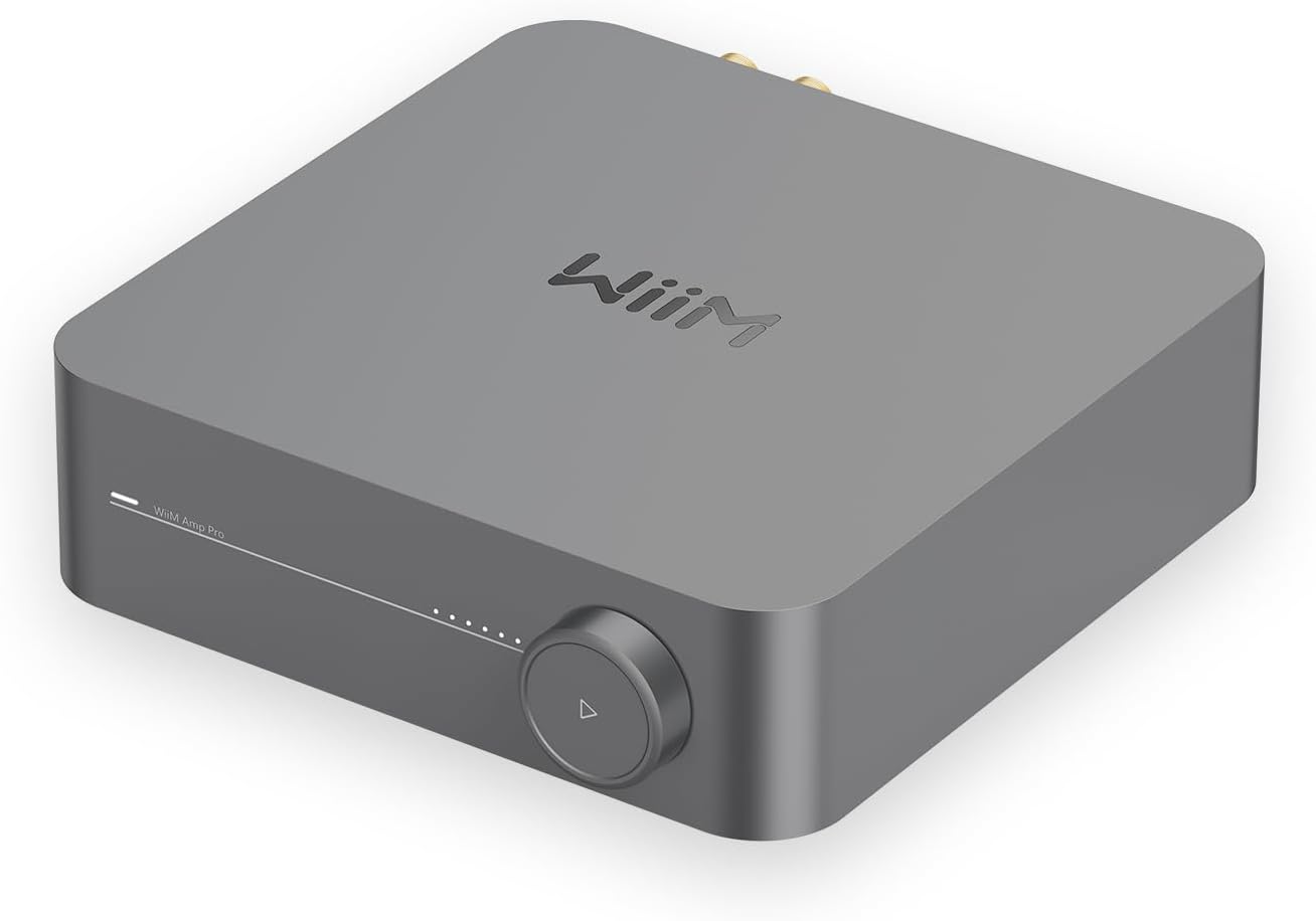 WiiM Amp Pro Streaming Amplifier for TV, Music & Passive Speakers