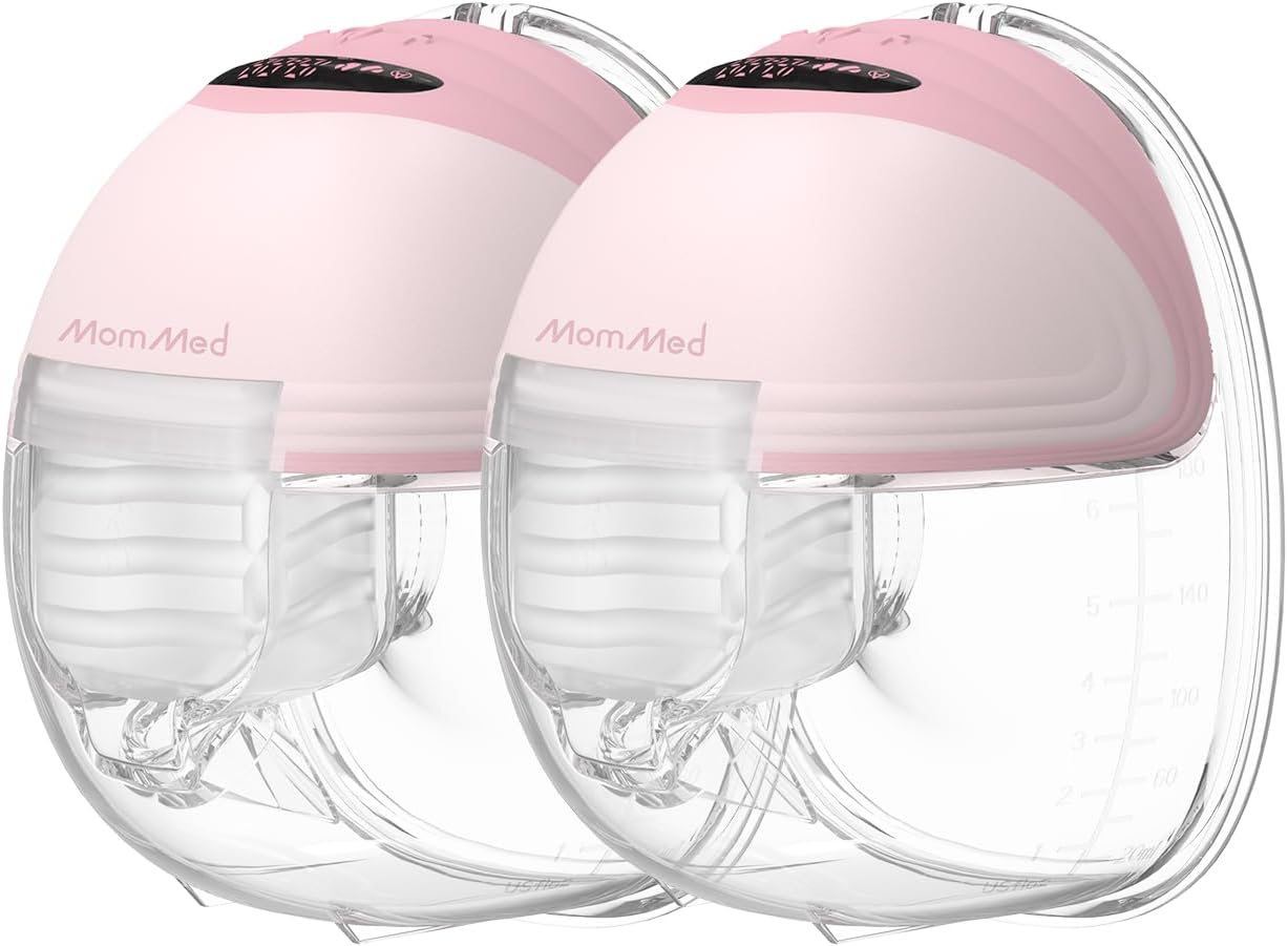 MomMed Wearable Breast Pump (Model S21) – Double Electric Hands-Free…