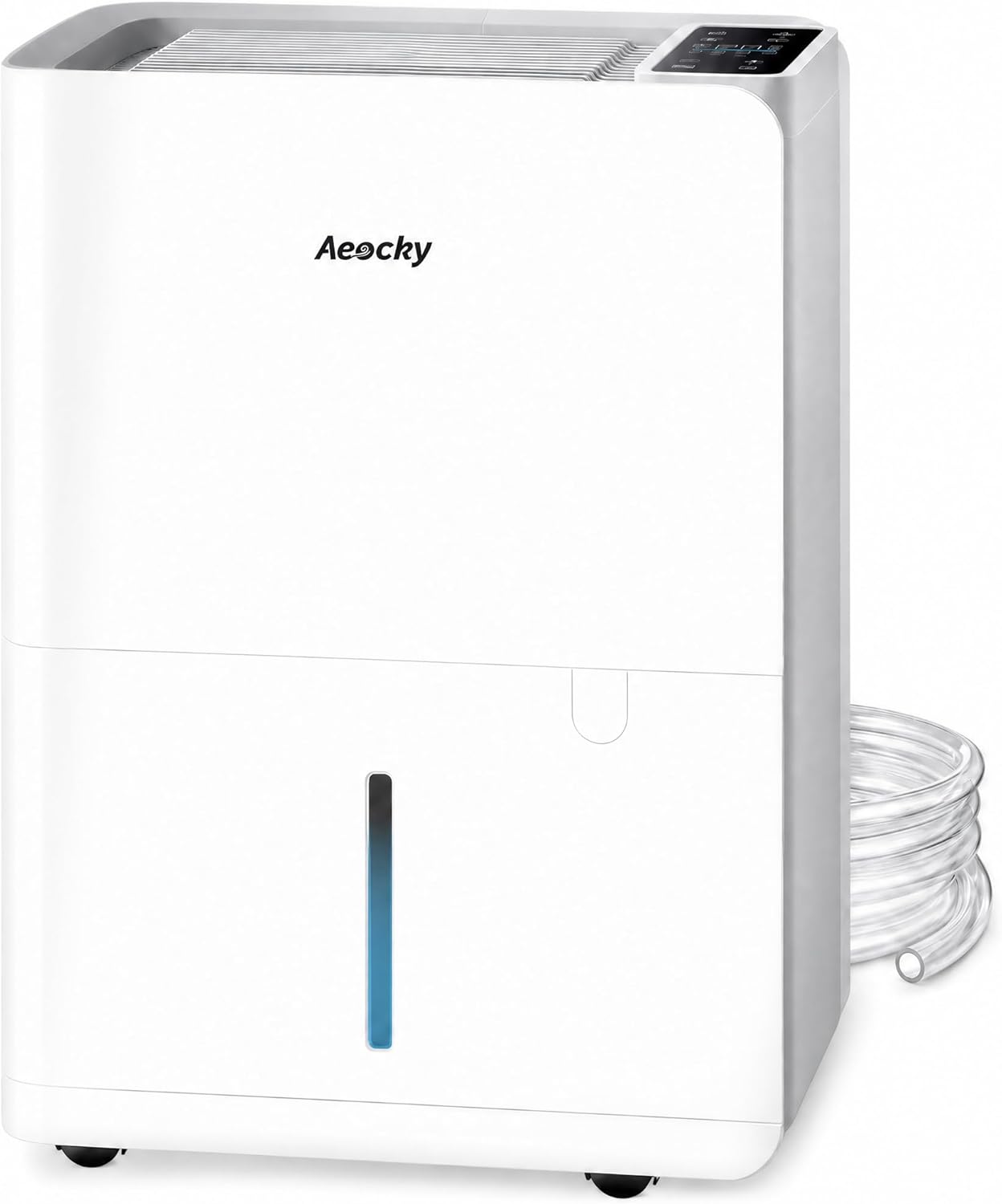 AEOCKY 50 Pint/Day, 3500Sq.Ft Ultra-Quiet 40dB Dehumidifier with Drain…