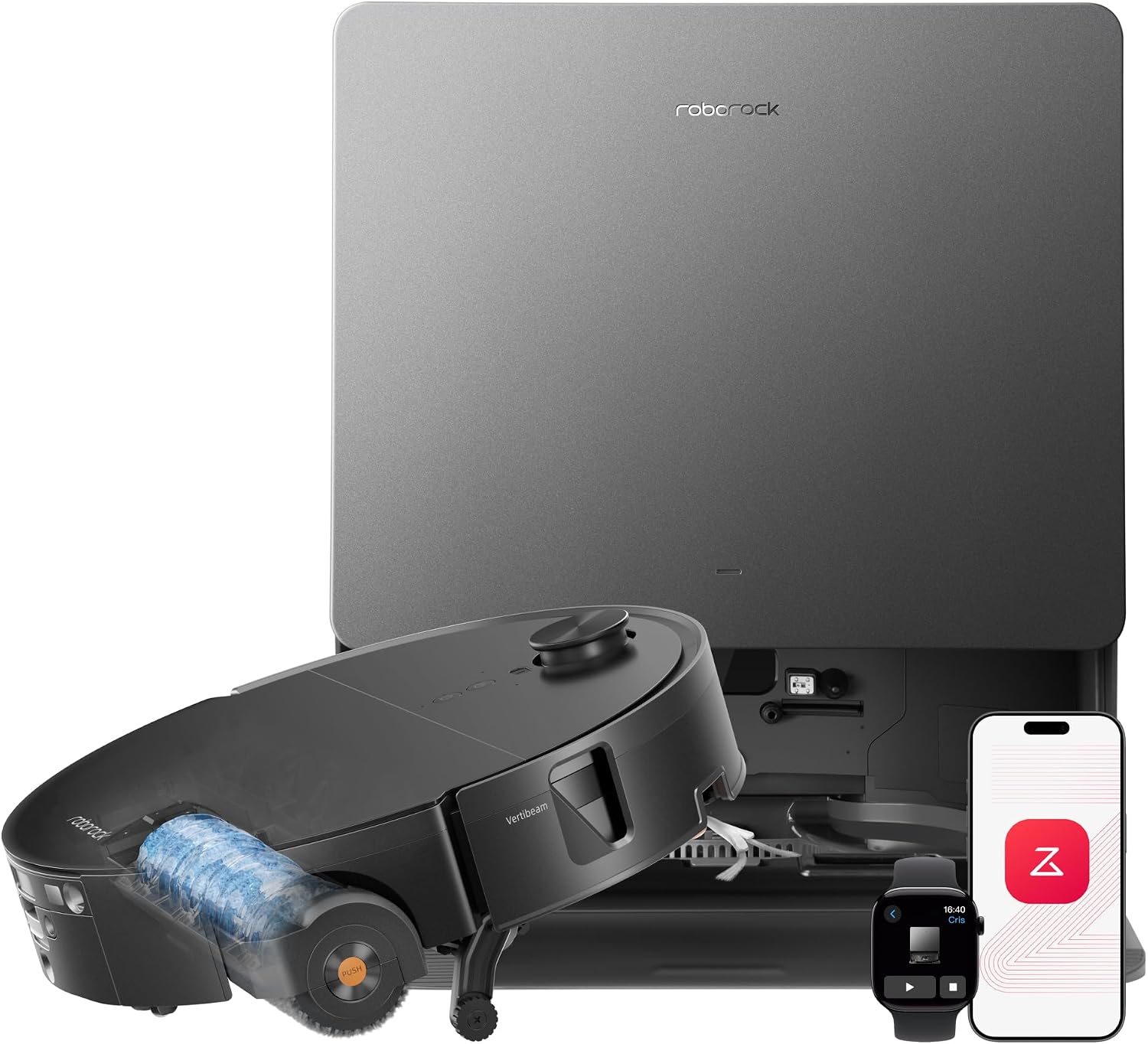 roborock 2026 New Saros 20 Flow Robot Vacuum and Mop, SpiraFlow 2.0…
