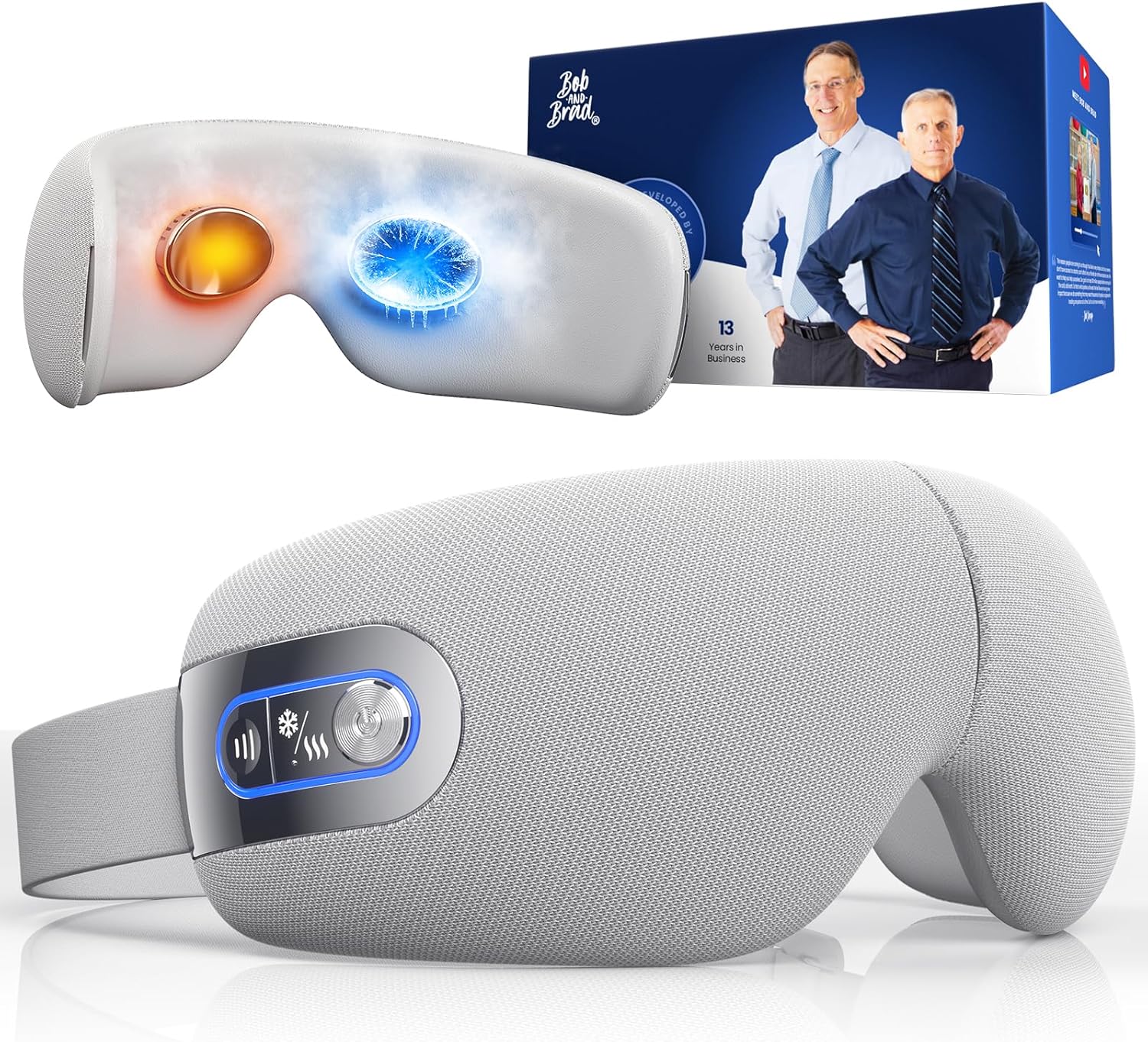 BOB AND BRAD EYEFLOW Eye Massager with Chip Cooling&Heat, FSA…